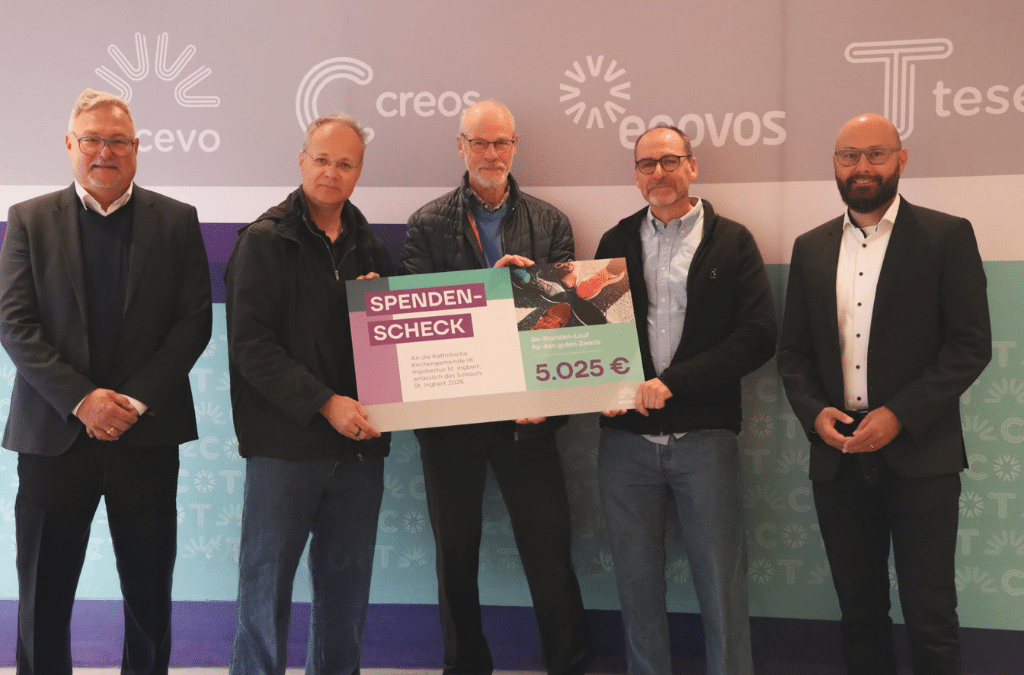 Encevo Deutschland spendet 5.025 Euro an den Soli-Lauf St. Ingbert
