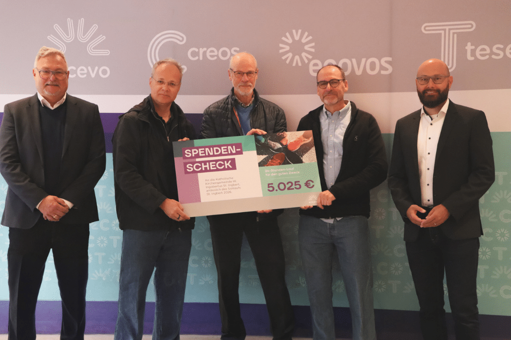 Encevo Deutschland spendet 5.025 Euro an den Soli-Lauf St. Ingbert